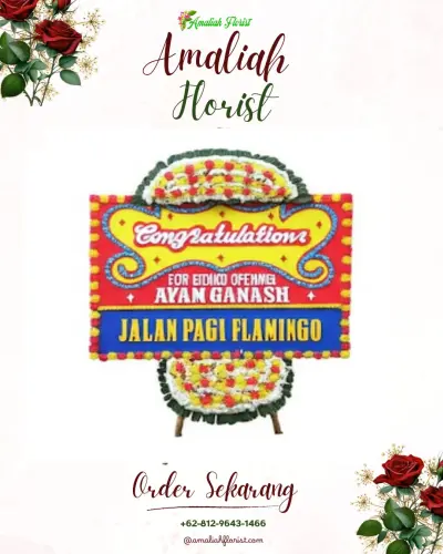 Bunga Papan Congratulation di Mandalawangi